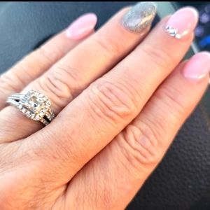 MARCHESA14K Diamond Engagement RingSize: 7 Est. Retail $7,968.00